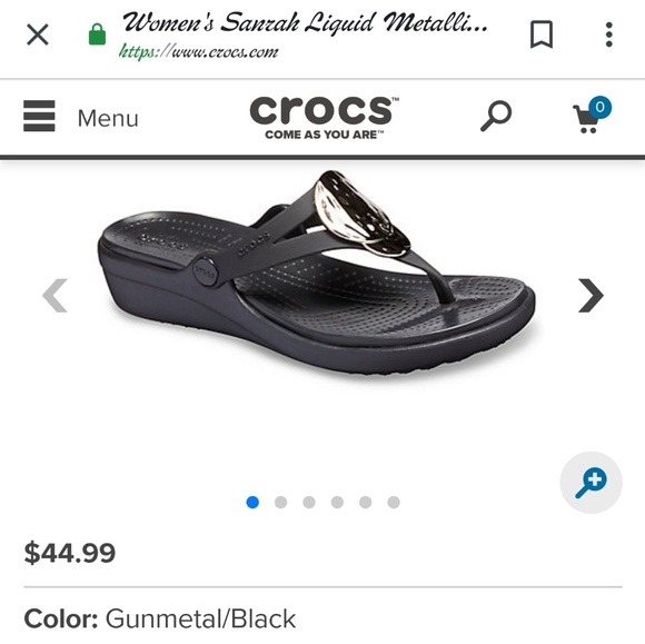 CROCS Shoes - Sanrah Crocs flip flops sz 7 nwot